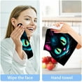 thumbnail image 7 of Black Cat Washcloths, Soft and Absorbent Cotton Towel, 6 Pack 12 X 12 Inches Premium Quick Dry Face Towel Wash cloth, 7 of 7