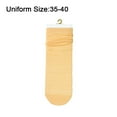 thumbnail image 2 of Calcetines finos con falda de bambú para mujer, calcetines redondos de colores informales, 2 of 5