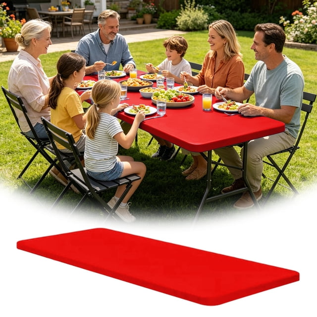 Outdor Picnic Tablecloth For Outdoor Dining—Sturdy Easy Clean Cover For Camping And Hiking Tailored Cloth