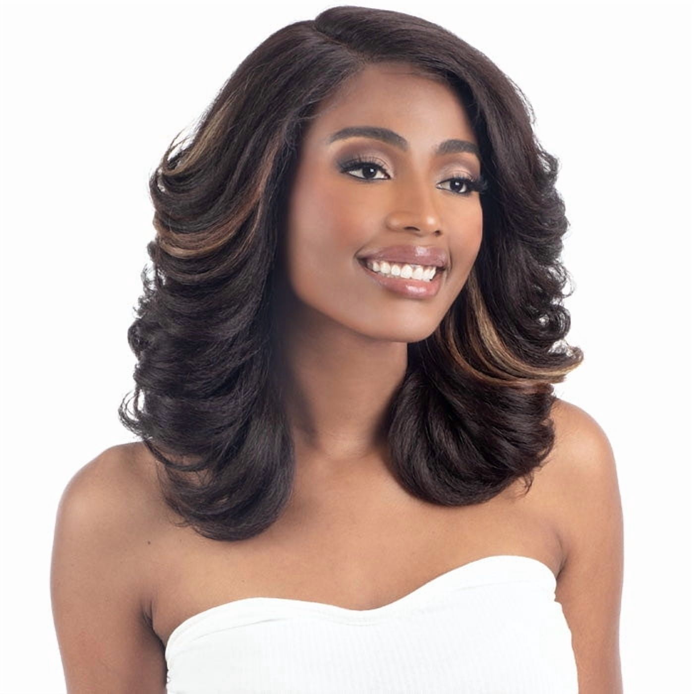Shake N Go Snatched Glueless HD Lace Front Wig - ROLLER SET