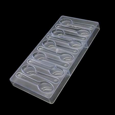 

Hi.FANCY Clear Chocolate Mold Plastic Dessert Decorating Mould Semi-Sphere Chocolate Mould Lip Spoon Shape Baking Mold AS Dessert Decorative Tray