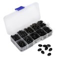 thumbnail image 1 of Narices de ojos de oso de peluche, narices de ojos de juguete exquisitas y duraderas para manualidades de títeres para animales de peluche para osos de peluche para(580 piezas en una caja (negro)) Amonsee NO, 1 of 6