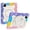 Rainbow Pink, variant on DWaybox Case for Xiaomi Pad 8 / Pad 8 Pro 11.2 inch 2025 Model, Heavy Duty Shockproof Cover with 360° Rotating Ring Stand, 3-Layer PC + Silicone Armor Protection -Rainbow Green