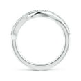 thumbnail image 2 of ANGARA Lab Grown Diamond Swirl Bypass Ring for Women in 14K White Gold (Size-3mm | Color-F-G | Clarity-VS) | April Birthstone, Birthday, Anniversary, Jewelry Gift for Women | Lab-Grown Diamond Ring, 2 of 4