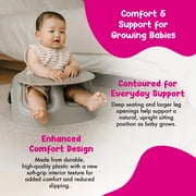 Bumbo Plastic Floor Seat Lite Baby Chair with Removable Tray for 3-12 Months, Breige