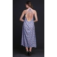 thumbnail image 5 of Bimba Floral Women Backless Halter Neck Beachwear Summer Evening PartyÂ&nbsp;Dress-Medium, 5 of 6