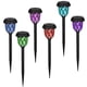 thumbnail image 1 of Lámpara de exterior Outdoor Solar Pathway Lights 6pack LED Lámpara de césped IP44 Resistente al agua Anochecer al amanecer Paisaje Spike Lighting para Patio Patio Calzada Decoración de jardín Tomshine Lámpara de exterior, 1 of 7