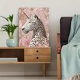thumbnail image 5 of UXIEQU Leopard Unicorn Floral Botanical Canvas Wall Art 15.75x11.81 Inches, 5 of 8