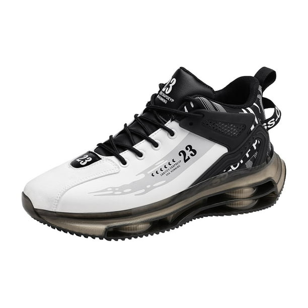 Zapatillas de deporte Zapatos para correr Cómodos Calzado de moda Atlético  Casual para trotar en blanco y negro Yuyangstore Botas para correr
