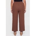 thumbnail image 4 of Women's Plus Size Gauze Knit High Waisted Straight Leg Pants, 4 of 4