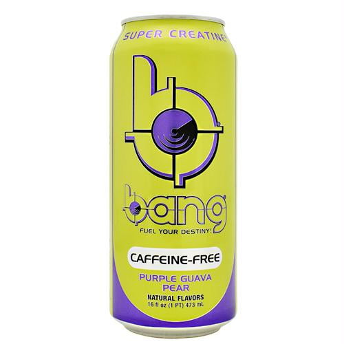 Bang Energy Caffeine Free Purple Guava Pear Energy Drink, 0 Calories