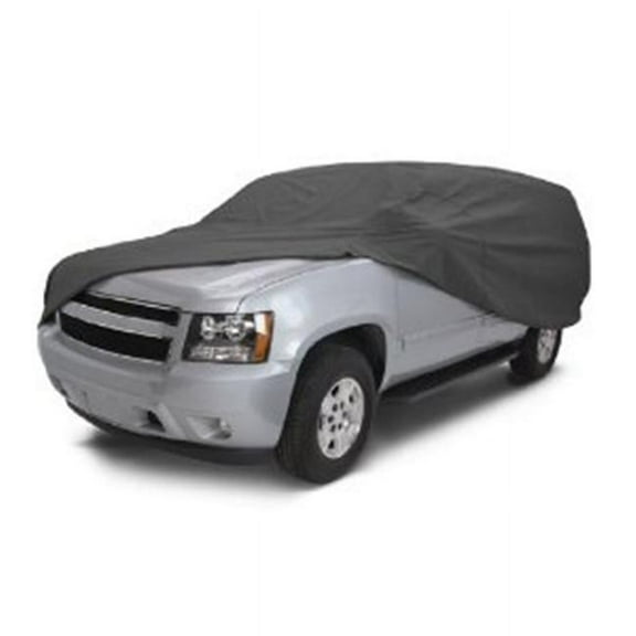Classic Accessories OverDrive PolyPRO™ 3 Heavy-Duty Car Cover - Full-Size SUV or Truck Cover, 188" - 230"L, Charcoal
