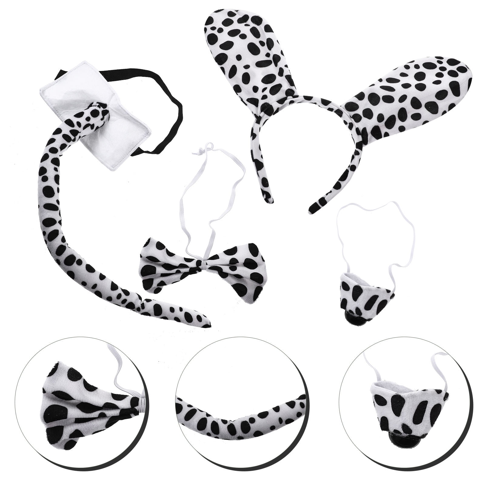 USHOBE 1 Set Costume Animal Tail Cute Animal Design Fabric Multi for Women and Girls Holiday Parties