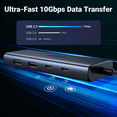 thumbnail image 2 of UGREEN 7 in 1 USB C Hub Dual Display Laptop Docking Station, Dual 4K 60Hz HDMI, 100W PD, 2 of 8