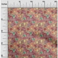 thumbnail image 2 of oneOone Georgette Viscose Maroon Fabric Abstract Fabric For Sewing Printed Craft Fabric By The Yard 42 Inch Wide, 2 of 5