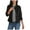 Black, variant on AOOCHASLIY Ladies Coat Clearance Women‘s Coat New Long Sleeve Button Open Front Long Cardigan Cowboy Outerwear