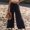 00 # Black, variant on YFPWM Women Trousers High Waisted Green Opaque Stretchy Knee High Trouser Wool Blend Cropped Wide Leg Pants Haven Straight Trouser Retro Wide Leg Trouser