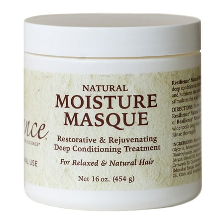 Resilience Moisture Masque with Argan Oil – 16 oz | Deep Hydrating & Repairing Treatment for Dry & Damaged Hair | Vegan & Cruelty-Free