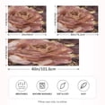 thumbnail image 2 of Ryvnso Satin Pillowcase Roses Flower Gold Leaf Pillow Cases Standard Size 40x20in, 2 of 6