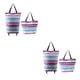 thumbnail image 4 of Wosthever Bolsas de compras para una amplia gama de usos Gran capacidad y plegable Multifuncional Amplia aplicación Happy ribbon cinta feliz 2Conjunto, 4 of 6