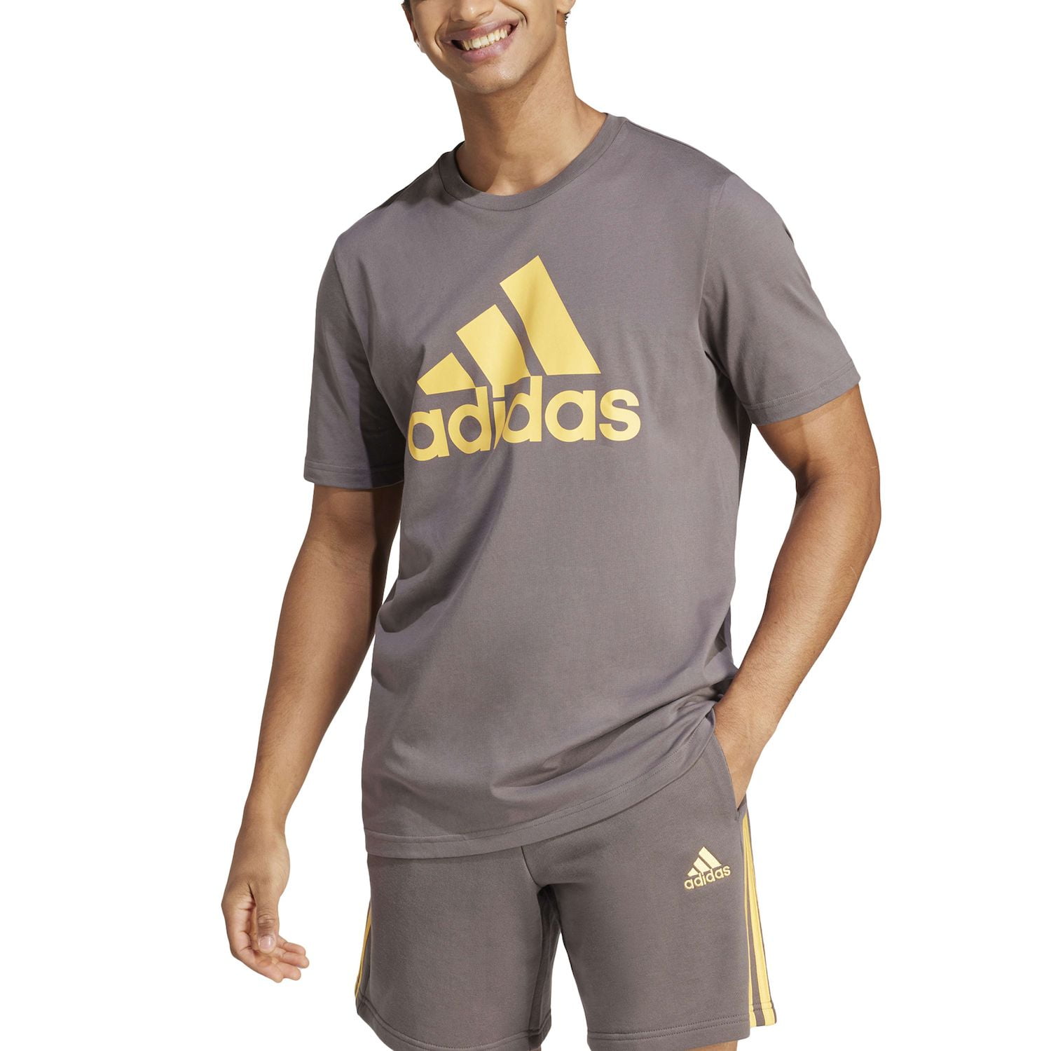 Men's adidas Classic Badge of Sport Tee Color: Legend Ink Size: L