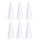 thumbnail image 2 of EeaseMX 6 conos blancos en forma de cono, juguetes para niños, decoraciones de fiesta DIY, adornos de cono, 2 of 8