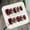 SP128 [glue model], variant on Retro light luxury gemstone cat eye manicure fake nails sub-size red wearing nail flash diamond flash nail piece finished product wholesale