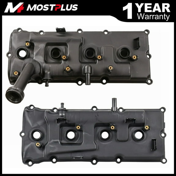 MOSTPLUS Left & Right Engine Valve Cover w/ Gaskets for Nissan Armada Titan Infiniti QX56