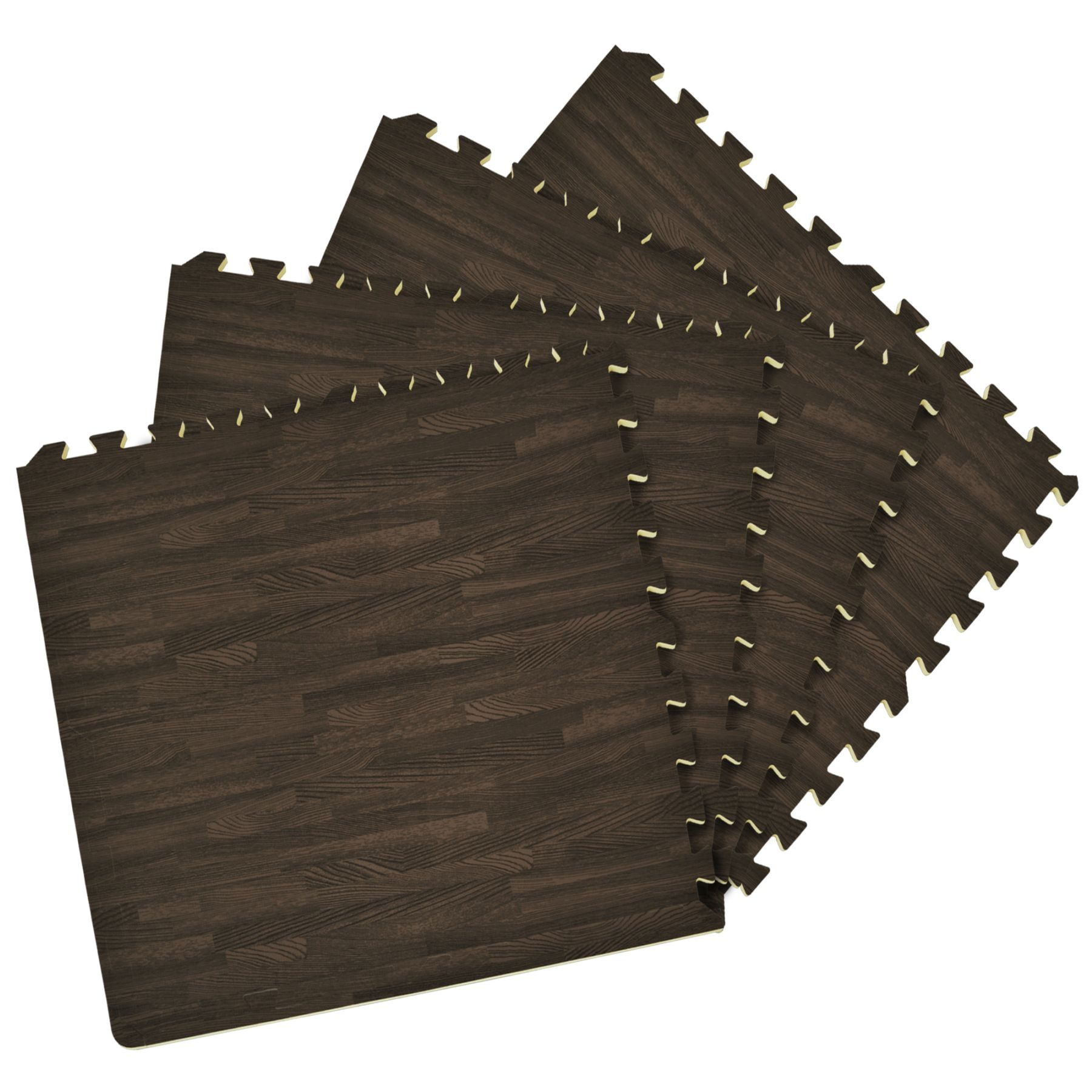 Traditional Elegance Interlocking Foam 24x24 Anti Fatigue Floor Tiles 4