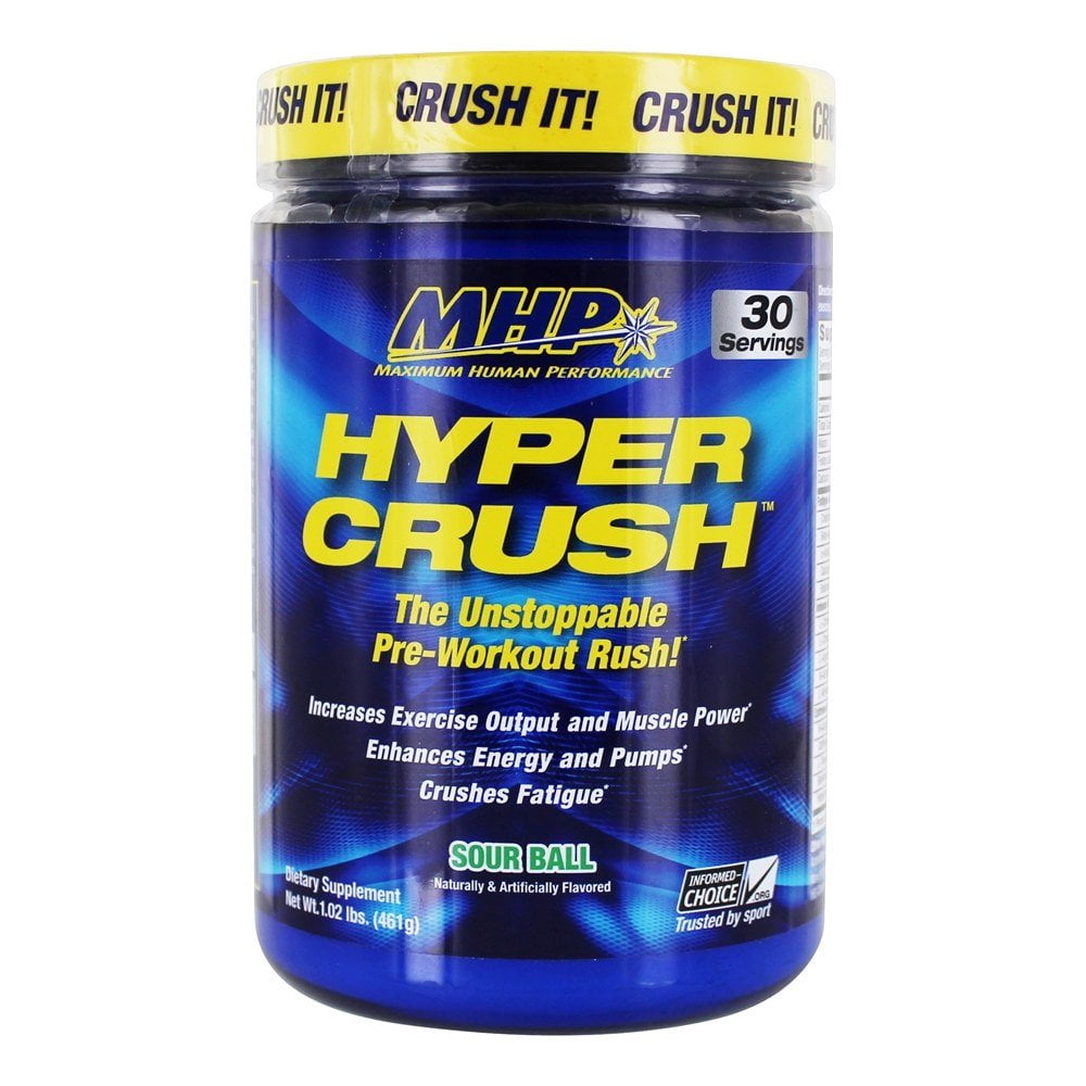 Maximum Human Performance LLC Hyper Crush PreWorkout Sour