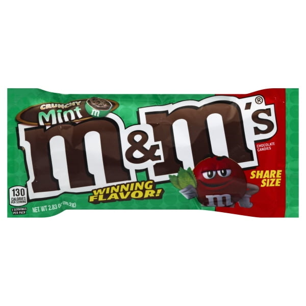 Mars Inc M&m's Crunchy Mint Sharing Size Flavor – Walmart Inventory ...