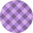 thumbnail image 1 of Ahgly Company Machine Washable Indoor Round Transitional Violet Purple Area Rugs, 5' Round, 1 of 7