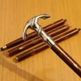 thumbnail image 2 of NAUTICALMARTUS BY Three fold Vintage Stick Brass Anchor Head Handle Wooden Handmade Walking Stick Cane Gift, 2 of 4