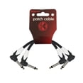 thumbnail image 2 of Cable de Conexión para Guitarra Kirlin LightGear Negro 6 Pulgadas, 2 of 2