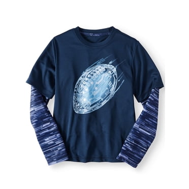 Boys Long Sleeve T-Shirts Casual Cotton Shirts Graphic Active