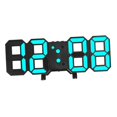 thumbnail image 3 of Reloj de pared 3D LED perfecl digital con fecha y temperatura despertador para Dormitorio, 3 of 8