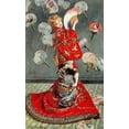 thumbnail image 2 of Monet, Claude 16x24 Gold Ornate Wood Framed with Double Matting Museum Art Print Titled - La Japonaise 1876, 2 of 4