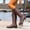 Brown, variant on Women Retro Solid Lace up Knee High Tall Boots Round Toe Stable Low Block Heel Side Zipper Vintage Booties Fall Winter Fashion Leather Walking Shoes