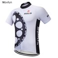 thumbnail image 3 of Camiseta de ciclismo con calavera blanca Moxilyn, ropa de ciclismo de manga corta para verano, transpirable y de secado rápido, ropa de ciclismo de montaña, 3 of 5