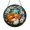 Acrylic 3.5 Inch, variant on Forest Fox Faux Stained Glass Window Decor, Nature Inspired Suncatcher Hanging with Soft Floral Details