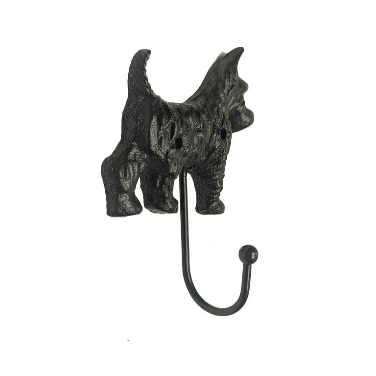 Scottie Dog Hook Wall Mount Hat Coat Hanger Pet Leash Holder Key Ring Storage Scottie Dog Hook Wall Mount Hat Coat Hanger Pet Leash Holder Key Ring Storage