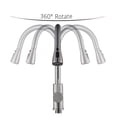 thumbnail image 4 of Kitchen Faucet Brushed Nickel Color Surface Hot and Cold Water Faucet Pull-out Single Hole ,Easy to Install, 4 of 8