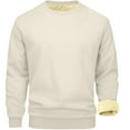 thumbnail image 3 of Men's Wool Blend Thermal Crewneck Sweatshirt Long Sleeve Warm Comfortable Base Layer Top, 3 of 4