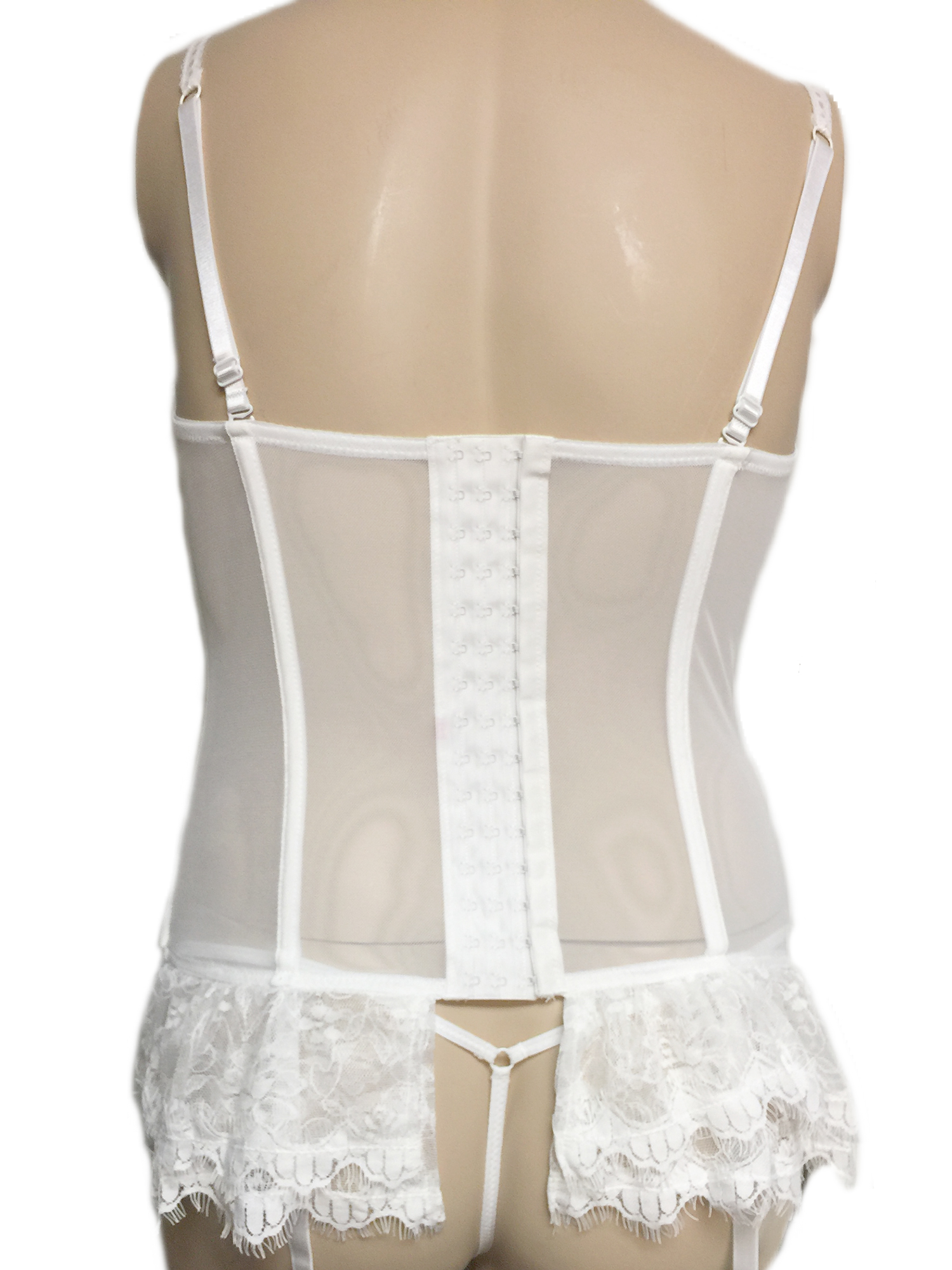 Women's Seven 'til Midnight 9103 Victorian Lace Bustier And