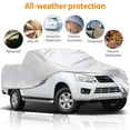 thumbnail image 5 of Audew 6 Layers Truck Cover, All Weather Car Cover for Pickup Truck, Snowproof Waterproof Windproof Dustproof UV Protection Universal Car Covers for Truck, Fits up to 246'', 5 of 6