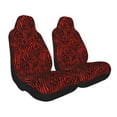 Red Zebra Stripe Car Seat CoversCar Seat Covers Universal Suitable for