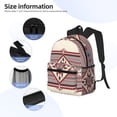 thumbnail image 3 of Disketp Fashion Tatreez Mochila Ligera Clásica con Múltiples Bolsillos, Mochila Casual para Hombre y Mujer, Ideal para Escuela, Trabajo y Viajes, 3 of 6