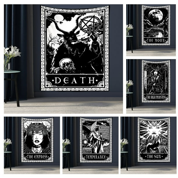 Tarot card tapestry death shop