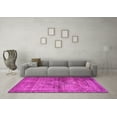 thumbnail image 3 of Ahgly Company Indoor Square Oriental Pink Traditional Area Rugs, 6' Square, 3 of 4