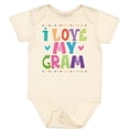 thumbnail image 3 of Inktastic I Love My Gram for Grandkids Girls Baby Bodysuit, 3 of 5